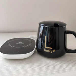 ماگ حرارتی Lucky به همراه صفحه گرمکن برقی
